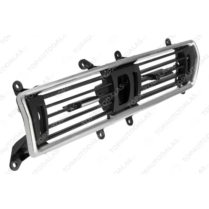 KLİMA/KALORİFER IZGARASI ÖN ORTA NİKELAJLI/SİYAH F07